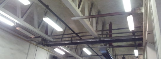 Zateplení stropů garáží - ČSAD a.s.